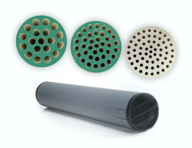 Image of three Ceramic Membrane Technologies (Kleansep™, CeraMem®)