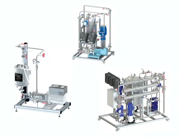 Three Membrane Filtration Systems