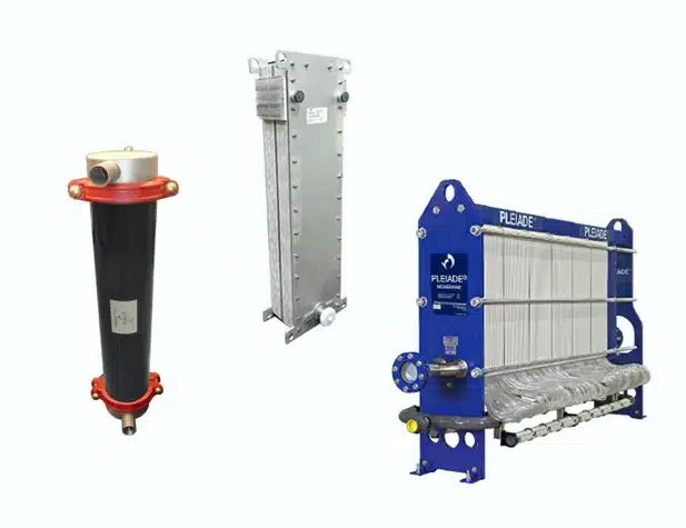 Image of 3 polymeric Membrane Technologies (Persep™, MP4™, Pleiade™)